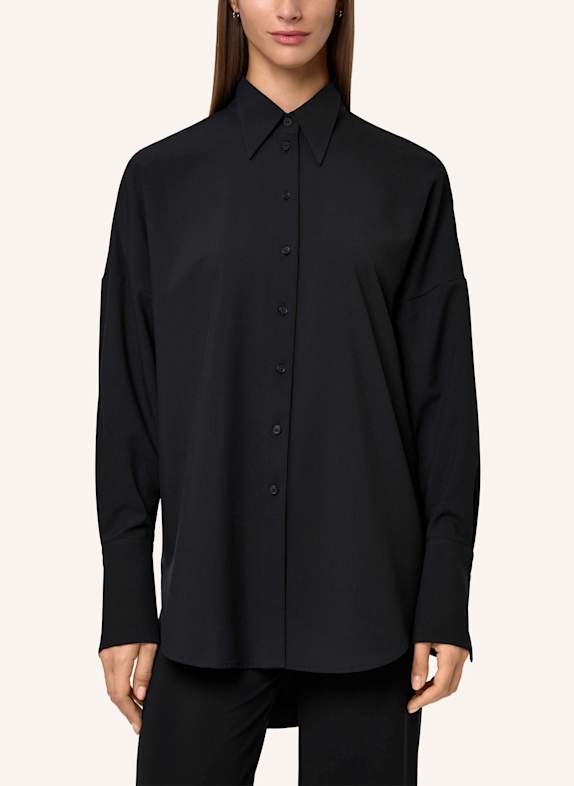 INA KESS Hemdbluse MARASAL STRETCH SHIRT SCHWARZ