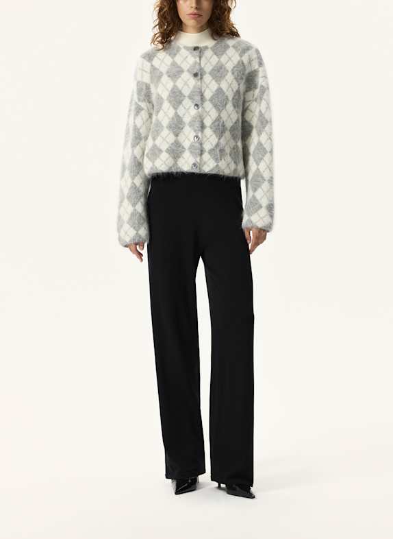 PINXIT Strickcardigan ECRU / GRAU