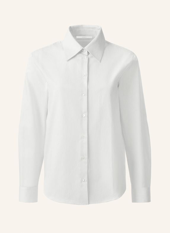 PINXIT Hemdbluse Hemd ECRU/ GRAU