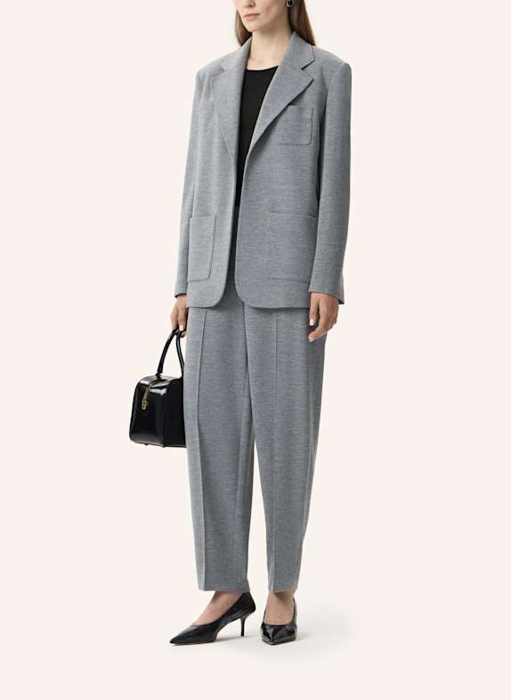 PINXIT Strick-Blazer GRAU