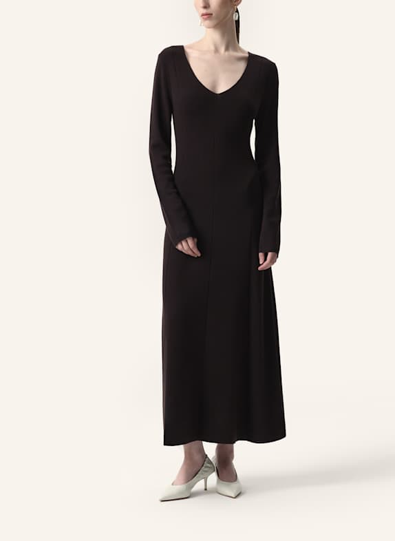PINXIT Maxikleid DUNKELBRAUN