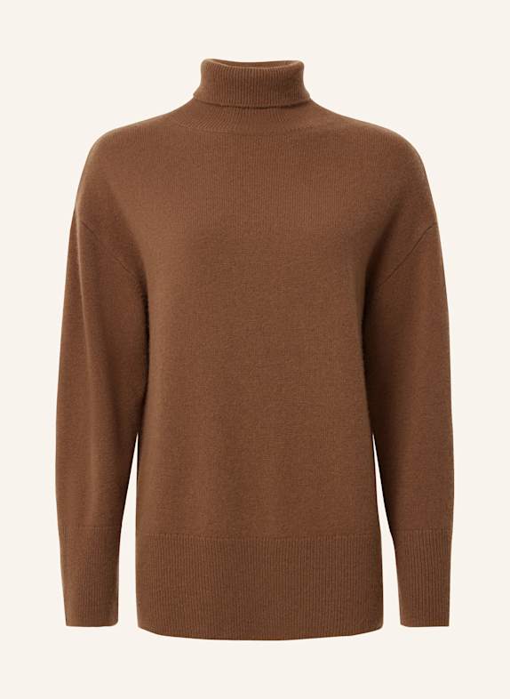 PINXIT Pullover Strickpullover DUNKELBRAUN