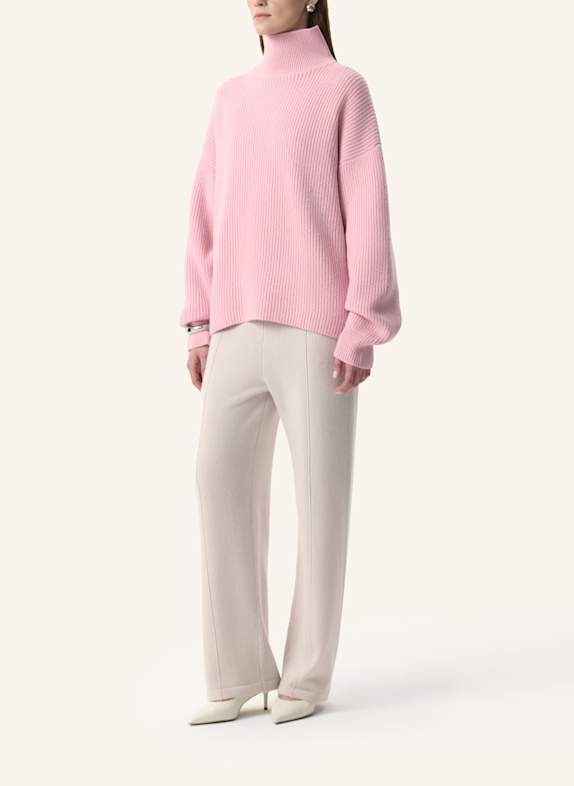 PINXIT Oversized Strickpullover MIT KASCHMIR PINK