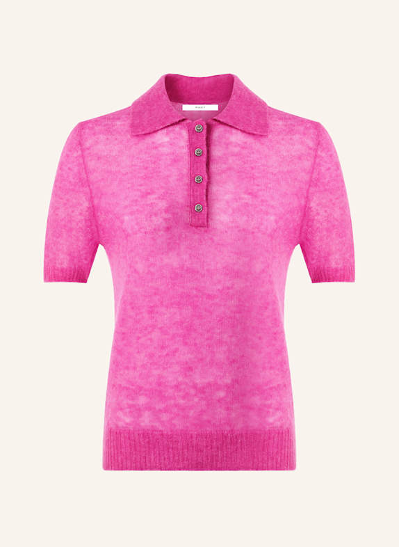 PINXIT Poloshirt Strick-Poloshirt FUCHSIA