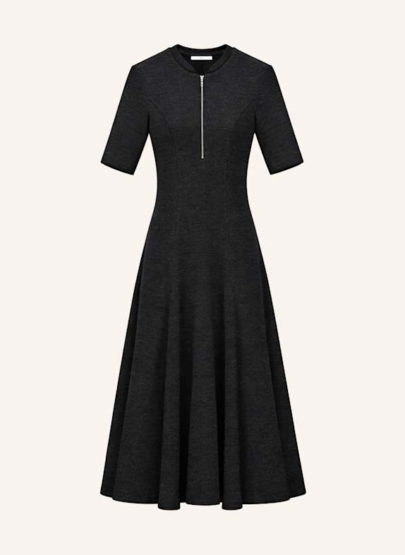 PINXIT Strickkleid HELLGRAU