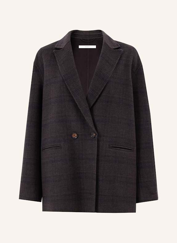 PINXIT Blazer Oversized-Blazer DUNKELBRAUN