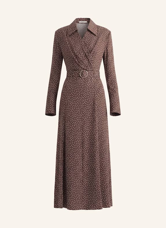 PINXIT Hemdkleid TAUPE/ ECRU
