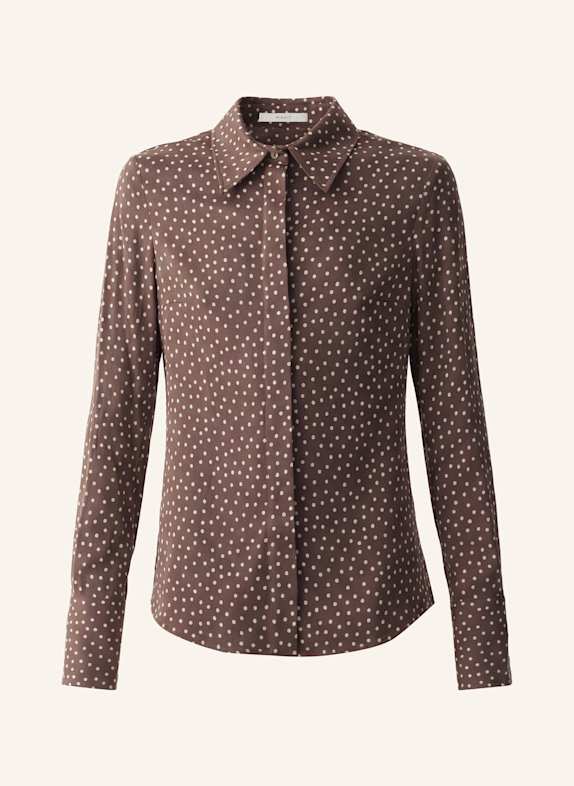 PINXIT Bluse ECRU/ TAUPE