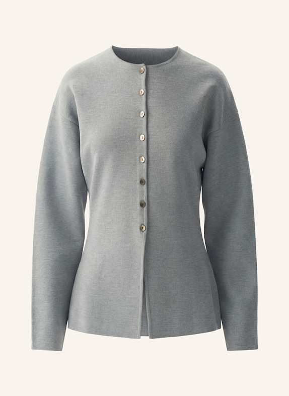 PINXIT Strickjacke HELLGRAU