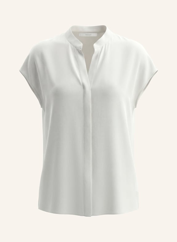 PINXIT Kurzarmbluse WEISS