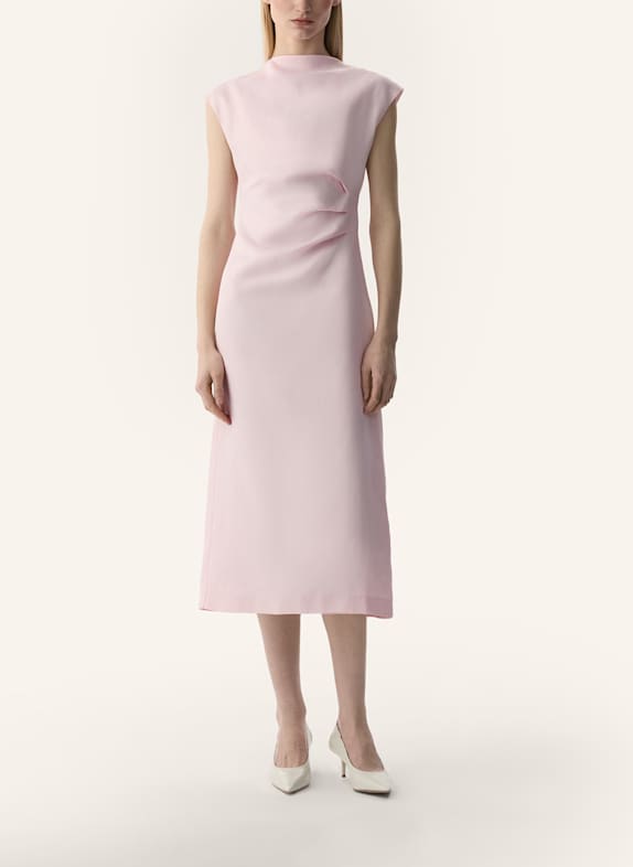 PINXIT Leinenkleid PINK