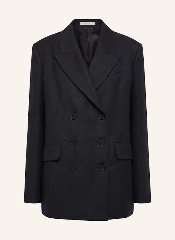 PINXIT Leinenblazer SCHWARZ