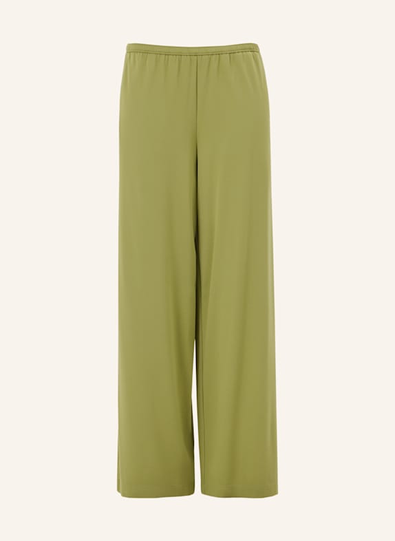 PINXIT Hose Weite Strickhose GRÜN