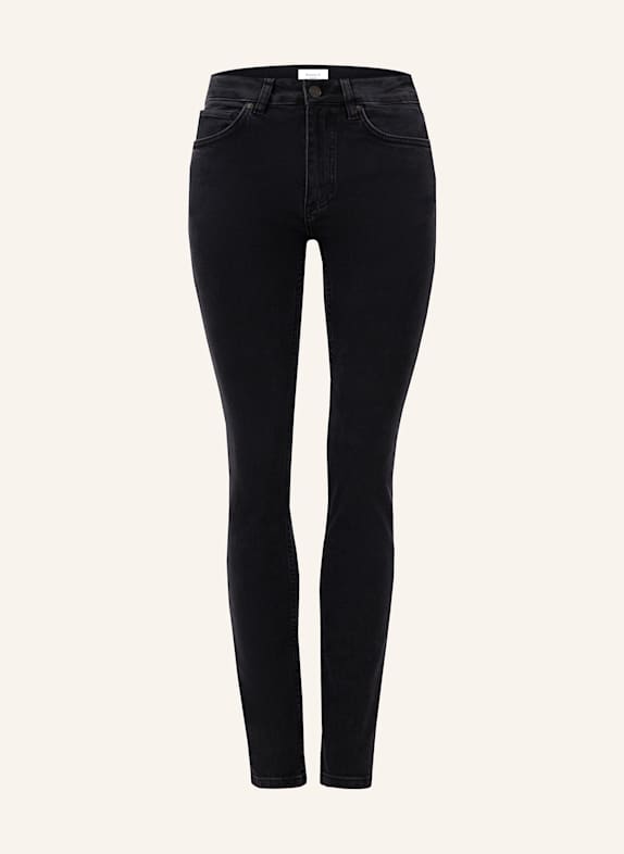 PINXIT Jeans Tiefsitzende Jeans SCHWARZ