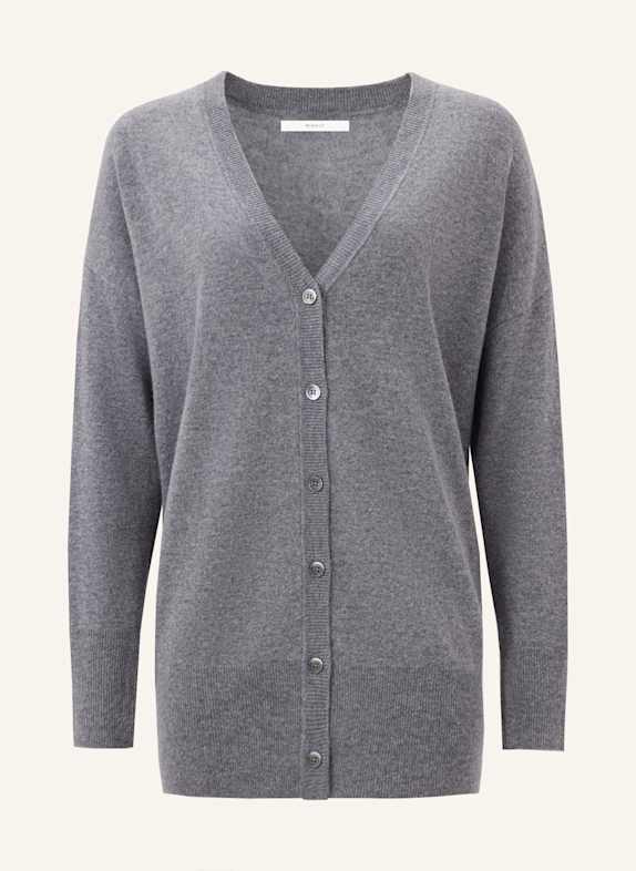 PINXIT Cardigan Oversized Cardigan DUNKELGRAU