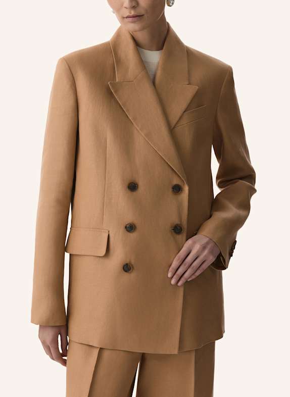 PINXIT Leinenblazer BEIGE