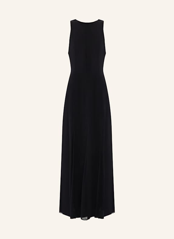 PINXIT Chiffon Kleid SCHWARZ