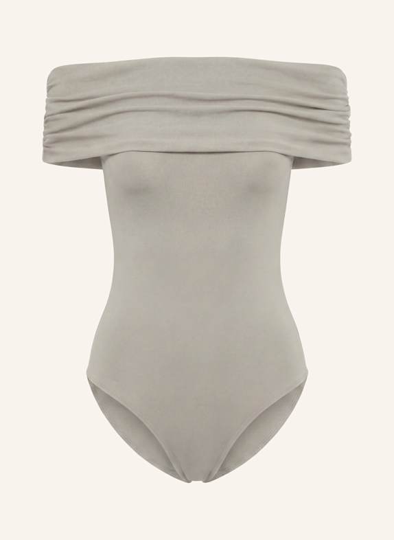 PINXIT Off-Shoulder-Strickbody BEIGE