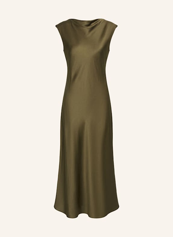 PINXIT Seidenkleid KHAKI