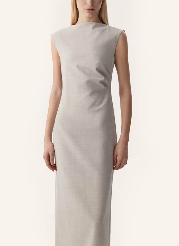 PINXIT Etuikleid mit Wolle BEIGE