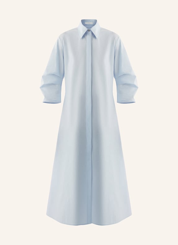 PINXIT Midi Hemdblusenkleid BLAU