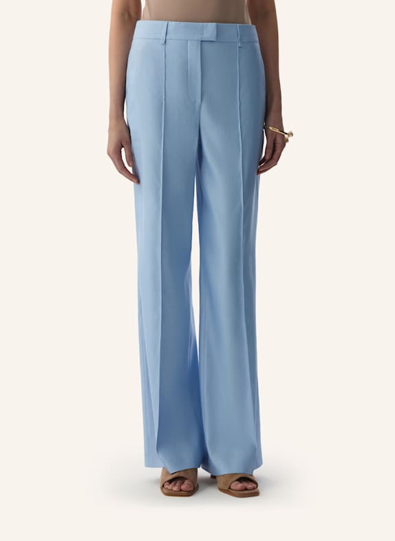 PINXIT Leinenhose HELLBLAU
