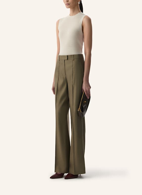 PINXIT Leinenhose KHAKI