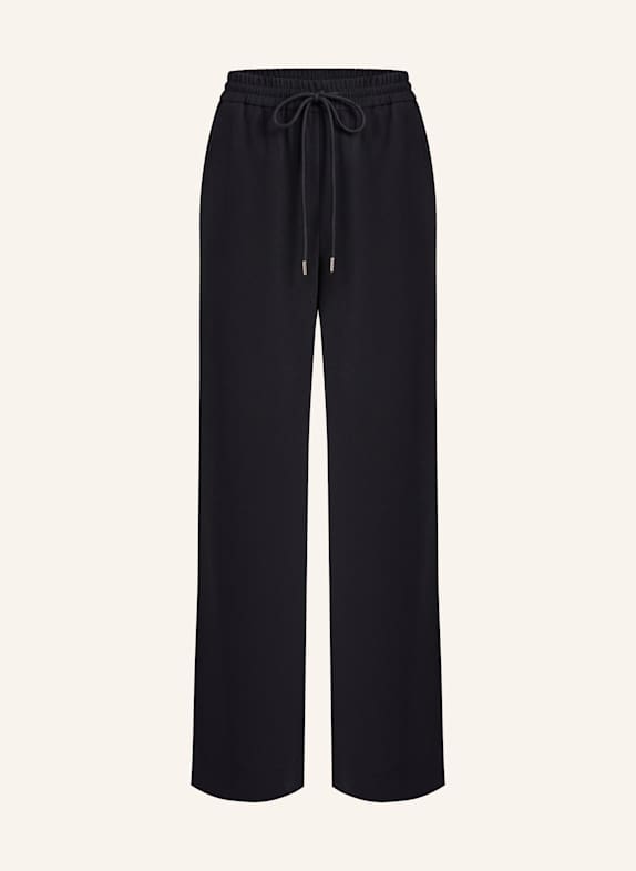PINXIT Hose mit Schnürdetail SCHWARZ
