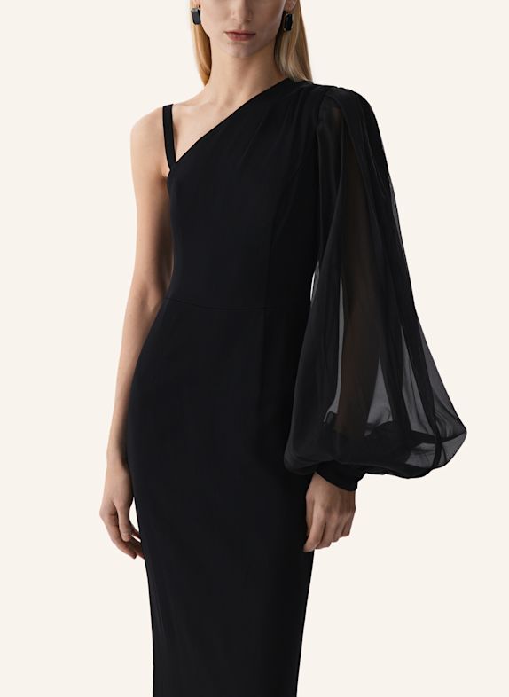 PINXIT Organza-Kleid SCHWARZ