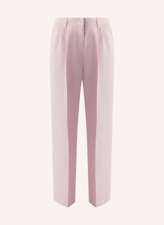 PINXIT Leinenhose HELLROSA