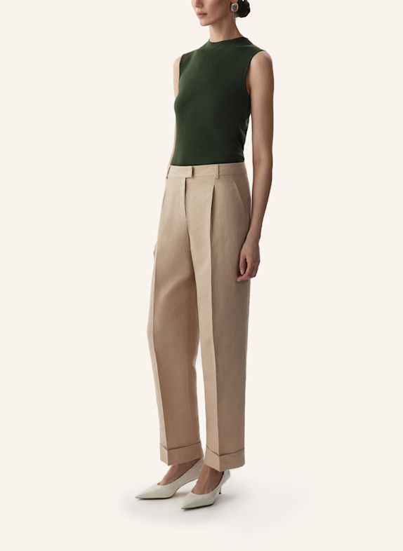 PINXIT Leinenhose BEIGE