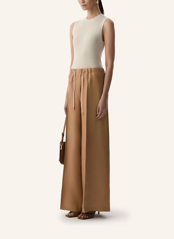 PINXIT Leinenhose BEIGE