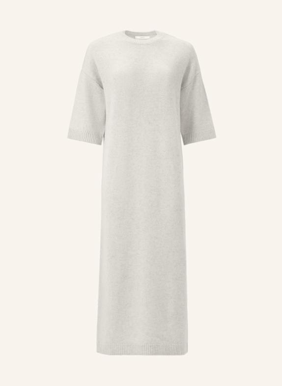 PINXIT Kleid Oversized Strickkleid HELLGRAU