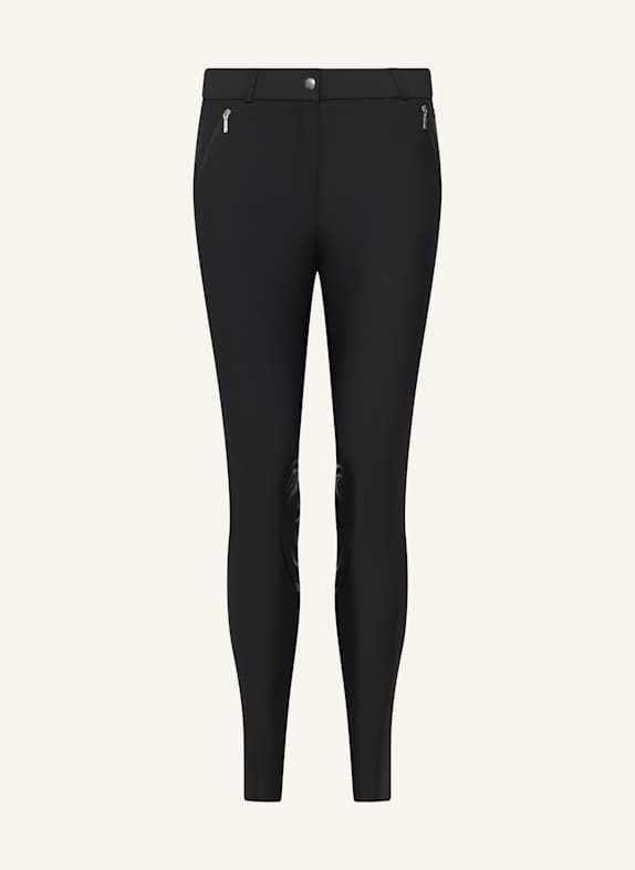Silver Circle Reithose BILEY Knie-Grip SCHWARZ