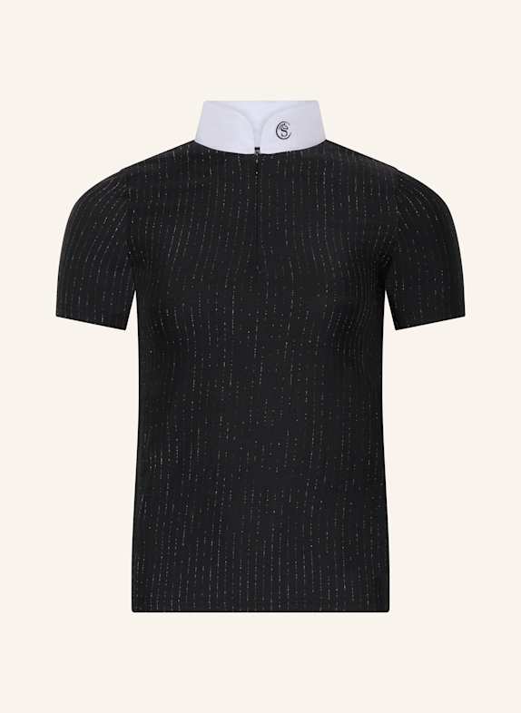 Silver Circle Turniershirt CAJA SCHWARZ