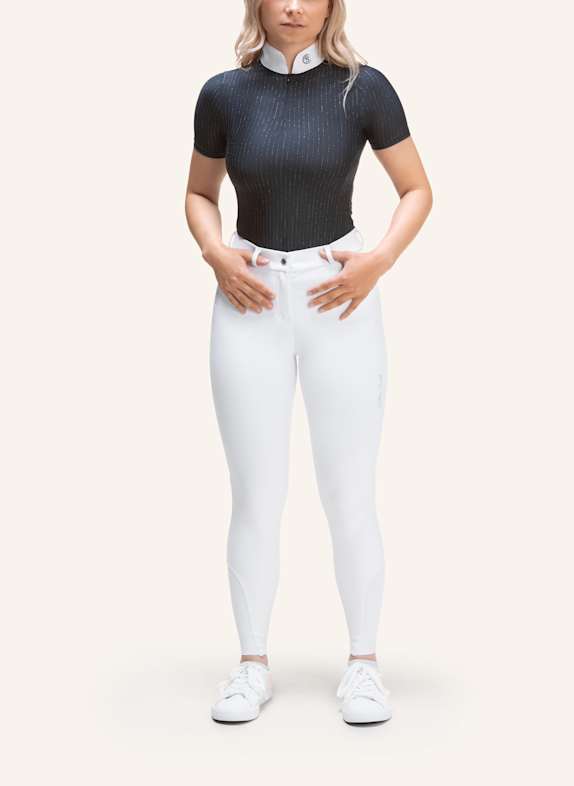 Silver Circle Turniershirt CAJA SCHWARZ
