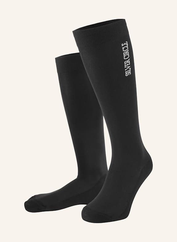 Silver Circle Socken DANA SCHWARZ