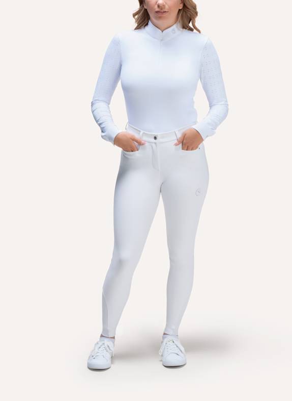Silver Circle Turniershirt CHILAILI WEISS