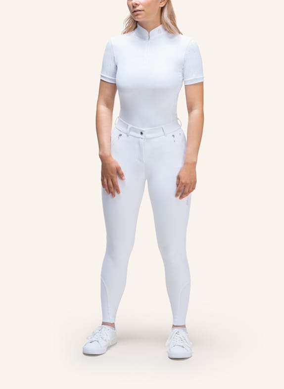 Silver Circle Turniershirt CHILAILI WEISS