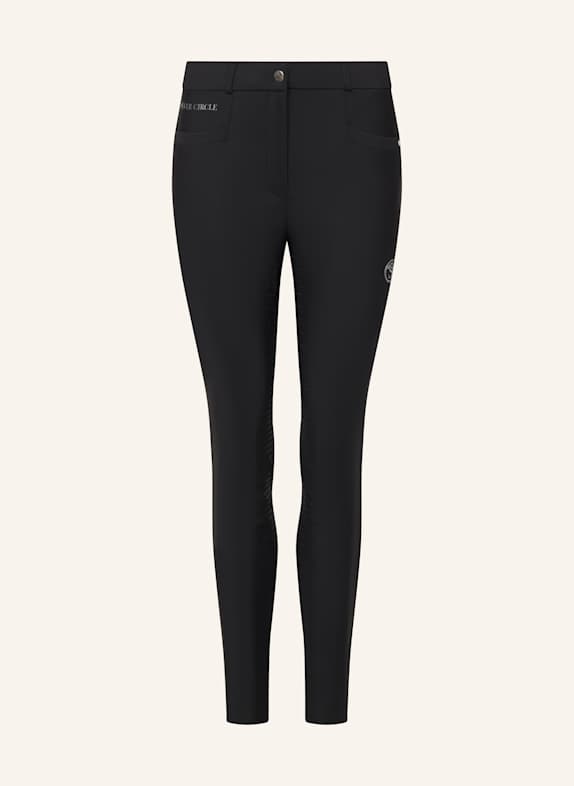 Silver Circle Reithose BELLA Full-Grip SCHWARZ
