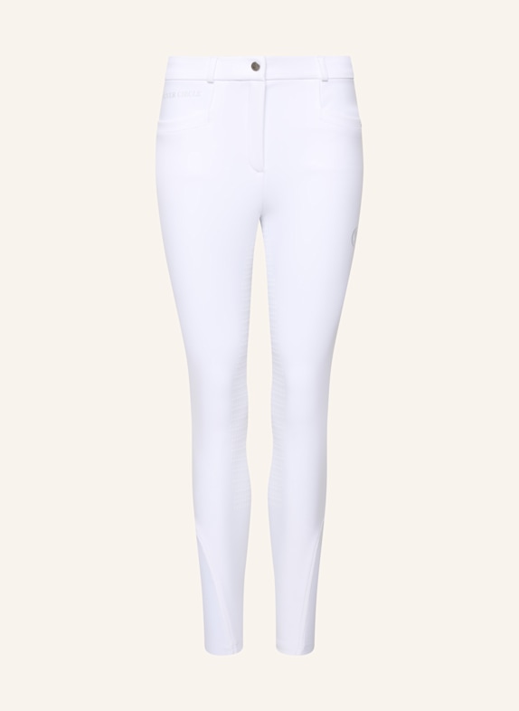 Silver Circle Reithose BELLA Full-Grip WEISS