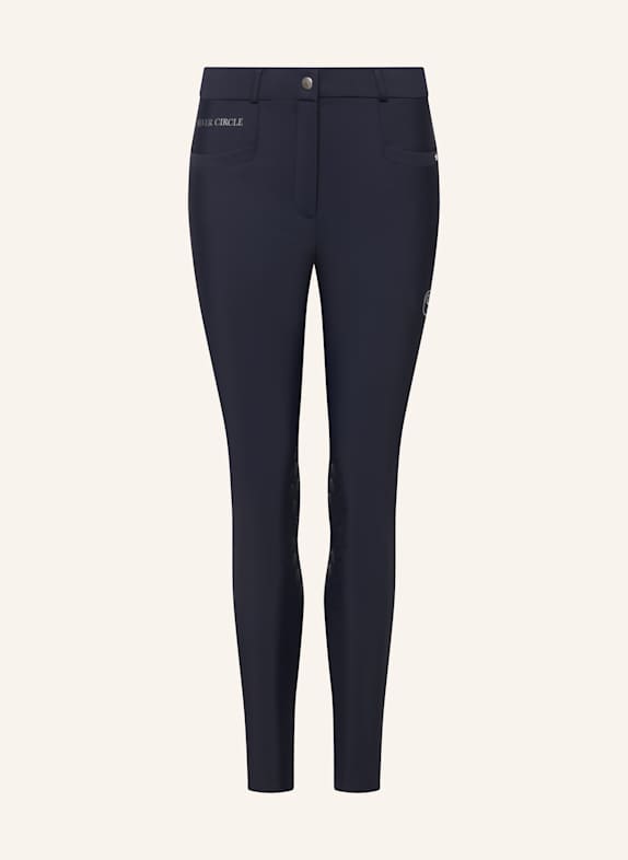 Silver Circle Reithose BELLA Knie-Grip BLAU