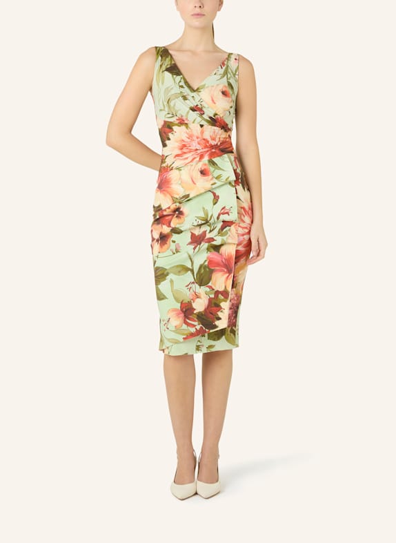 CHIARA BONI La Petite Robe Kleid ISOSHI GRÜN/ ROSA