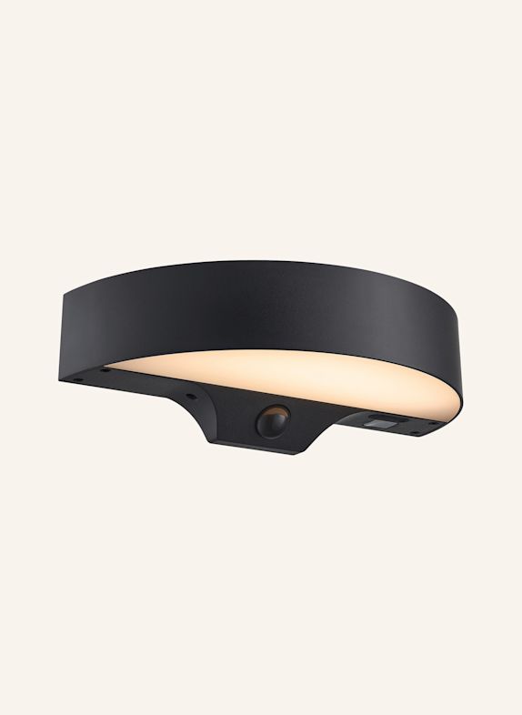 nordlux Wandleuchte MONAY ROUND SOLAR SCHWARZ