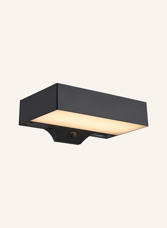 nordlux Wandleuchte MONAY SQUARE SOLAR SCHWARZ