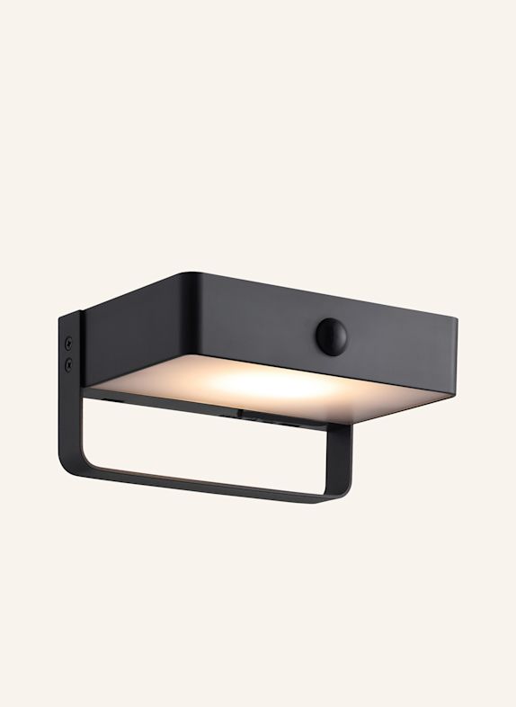 nordlux Wandleuchte SAULIO SOLAR SCHWARZ