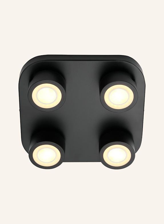 nordlux Deckenleuchte CLYDE 4-SPOT SCHWARZ