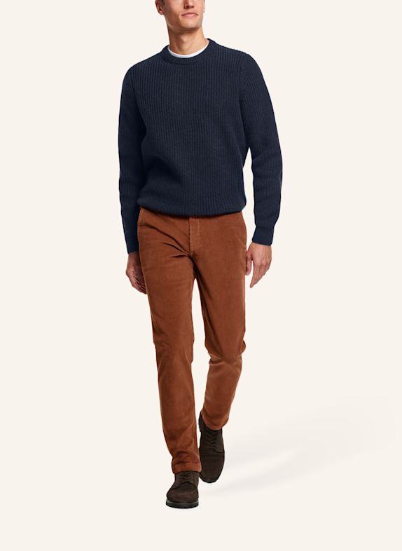 MR MARVIS Hose THE CORDS DUNKELORANGE