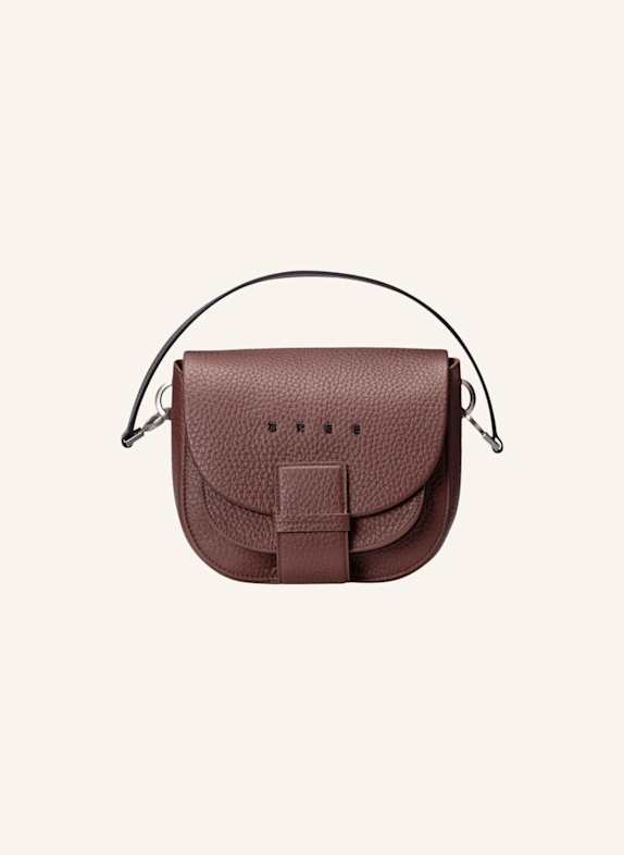 BREE Überschlagtasche THE ICONS LADYTOP DUNKELBRAUN