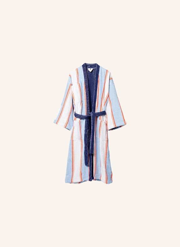 BREE Bademantel THE OUT-OF-OFFICE EASE BLAU